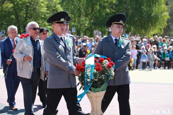 В Усть-Каменогорске празднуют День Победы