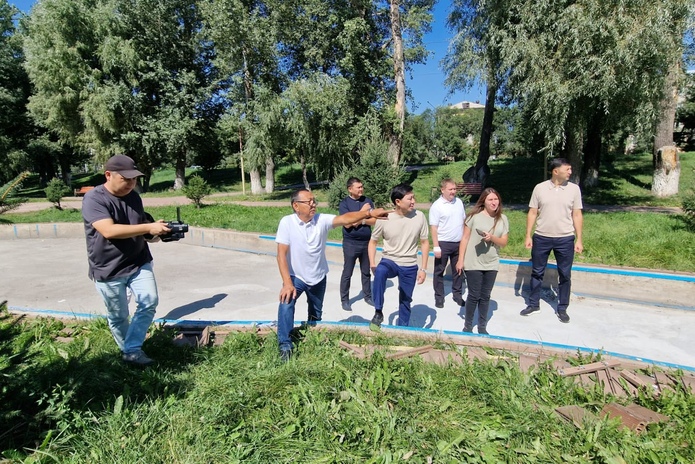 Первую площадку для стритбола установили в Усть-Каменогорске