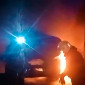 В ВКО пожарные ликвидировали огонь, охвативший бензовозы